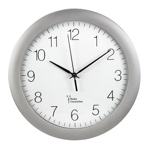 Hama Orologio Radio controllato ''PG-300'', silver