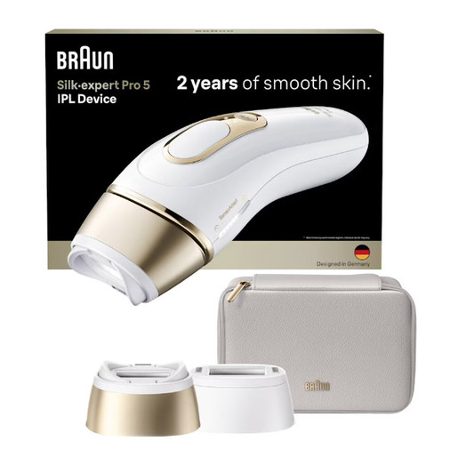 Braun Silk-expert Pro Silk·expert Pro 5, Epilatore A Luce Pulsata, 2 Testine E Custodia, PL5210