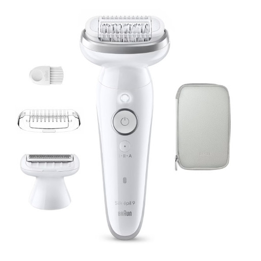 Braun Silk-épil 9 Silk·épil 9, Epilatore Wet & Dry, Pelle Liscia A Lungo, 9-030, Argento