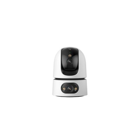Imou Ranger Dual Pro 6MP Telecamera da interno, motorizzata, con doppia ottica 3MP+3MP, sirena integrata e faretto, tasto di chiamata, rilevamento suoni