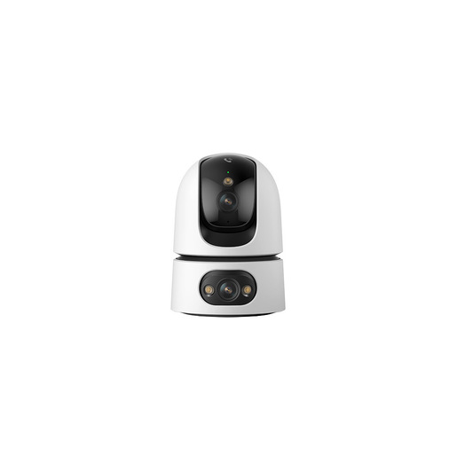 Imou Ranger Dual Pro 6MP Telecamera da interno, motorizzata, con doppia ottica 3MP+3MP, sirena integrata e faretto, tasto di chiamata, rilevamento suoni
