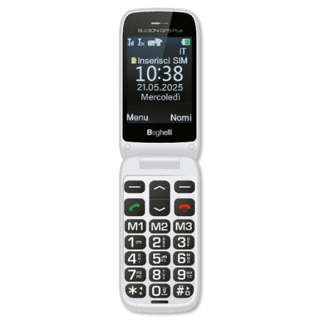 Beghelli 9201N cellulare 7,11 cm (2.8”) 100 g Argento Telefono per anziani