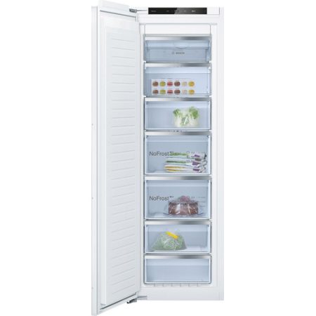 Bosch Serie 4 GIN81VEE0 Congelatore Verticale da incasso 177,2 x 55,8 cm Classe E
