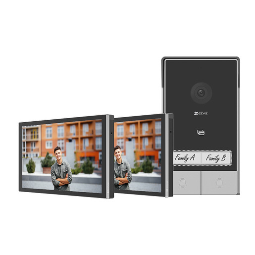 EZVIZ Kit HP7 sistema per video-citofono 17,8 cm (7”) Nero, Argento