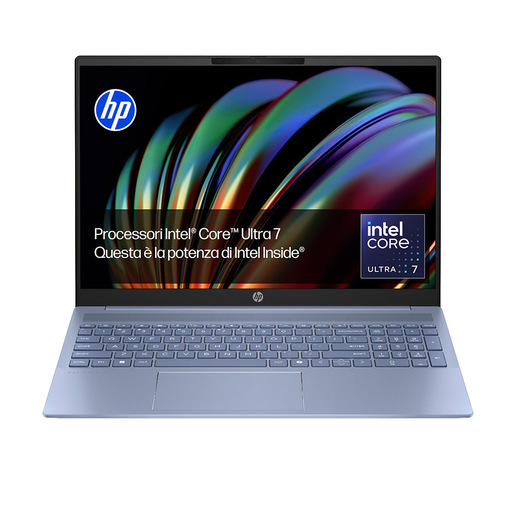 HP Pavilion 16-af0020nl Intel® Core™ Ultra 7 155U Computer portatile 40,6 cm (16”) 2K 16 GB LPDDR5x-SDRAM 1 TB SSD Wi-Fi 6 (802.11ax) Windows 11 Home Bl