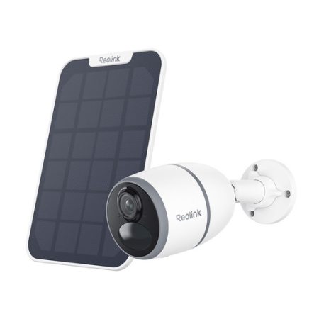 Reolink 4G LTE 4MP Telecamera a Batteria da Esterno, Impermeabile, Rilevamento di Persone/Veicoli/Animali , Visione Notturna Go Series G330 con Pannello