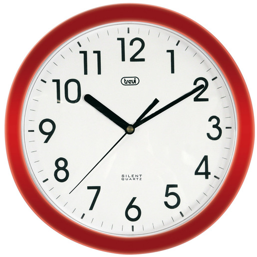 Trevi OM3301 Orologio al quarzo Cerchio Rosso, Bianco