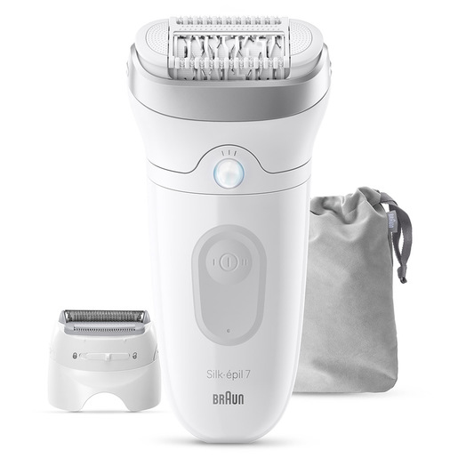 Braun Silk-épil 7 Silk·épil 7, Epilatore Wet & Dry, Pelle Liscia A Lungo, 7-041, Argento