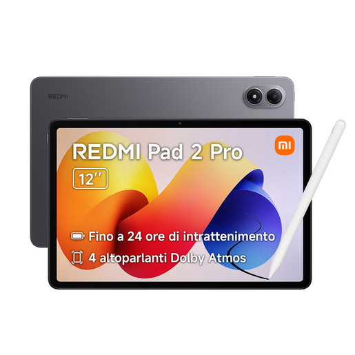Xiaomi Redmi Pad 2 Pro +SmartPen Qualcomm Snapdragon 128 GB 30,7 cm (12.1'') 6 GB Grigio