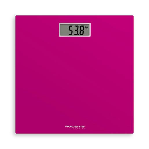 Rowenta Premiss BS1403 Quadrato Rosa Bilancia pesapersone elettronica