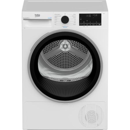 Beko BT3103IS_IT 10kg, Classe C, motore inverter, Display digitale XL, funzione a vapore SteamCure™, colore Bianco, oblò Nero