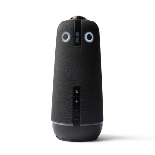 Owl Labs Meeting Owl 4+ – Videocamera per videoconferenza intelligente 4K a 360°, microfono e altoparlante (fuoco automatico altoparlante, Smart Zooming,