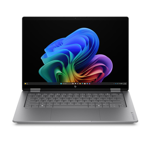 HP E4VU0EA laptop Copilot+ PC 325 35,6 cm (14'') Touch screen 2K 16 GB LPDDR5x-SDRAM 512 GB SSD Wi-Fi 7 (802.11be) Windows 11 Home Argento