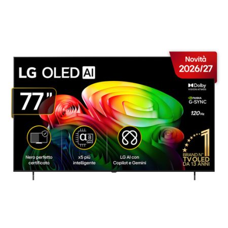 ~ai-2a977a6c-4e33-48c2-ba43-7c36187bebe3_ LG OLED AI 77'' Serie B6 OLED77B65LA, 4K, Nero perfetto, Dolby Vision, Processore α8 Gen3, 120Hz, G-Sync, SMART TV 2026
