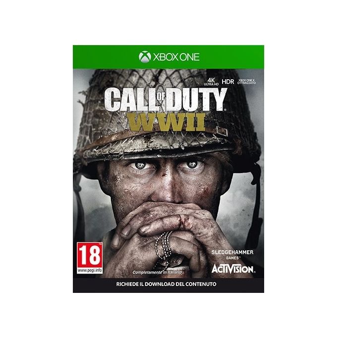 Activision 88112IT Call of Duty: WWII Videogioco per Xbox One Lingua Italiana PEGI 18 colore Nero