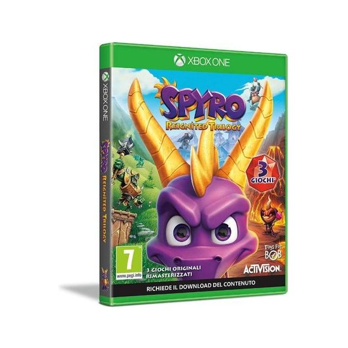 activision-microsoft-xone0659-spyro-reignited-trilogy-gioco Activision Microsoft XONE0659 Spyro Reignited Trilogy Gioco Xbox One Standard ITA PEGI 7 colore Nero