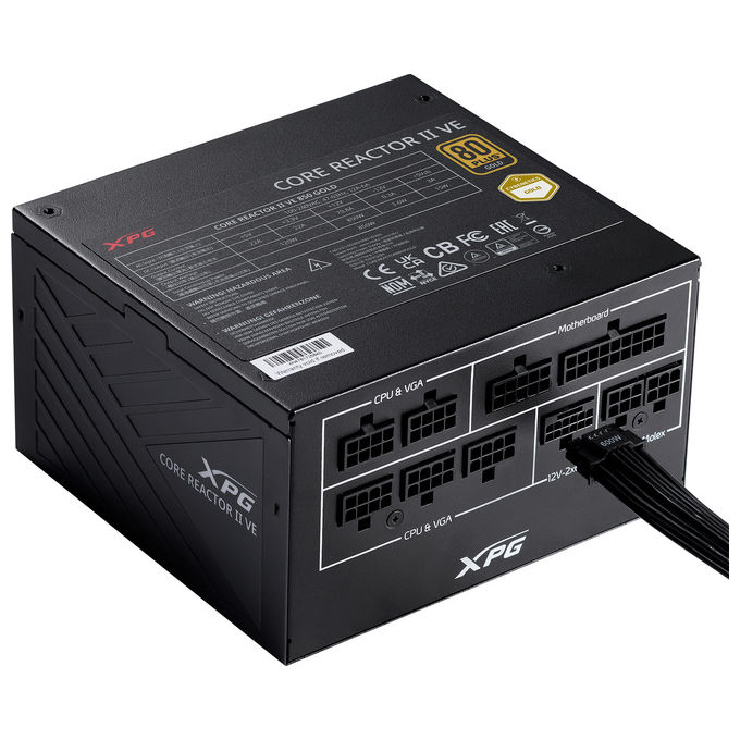 ADATA 75261435 XPG CORE REACTOR II VE Alimentatore ATX 850 W 80 Plus Gold colore Nero