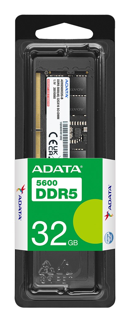 Adata Memoria RAM Dimm 32gb Ddr5 5600mhz Udimm Ad5u560032g-S