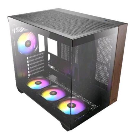 antec-0-761345-10137-0-cx800-wood-mid-tower-gaming-case-con Antec 0-761345-10137-0 CX800 Wood Mid Tower Gaming Case con Vetro Temperato 270° e Ventole ARGB Preinstallate colore Nero