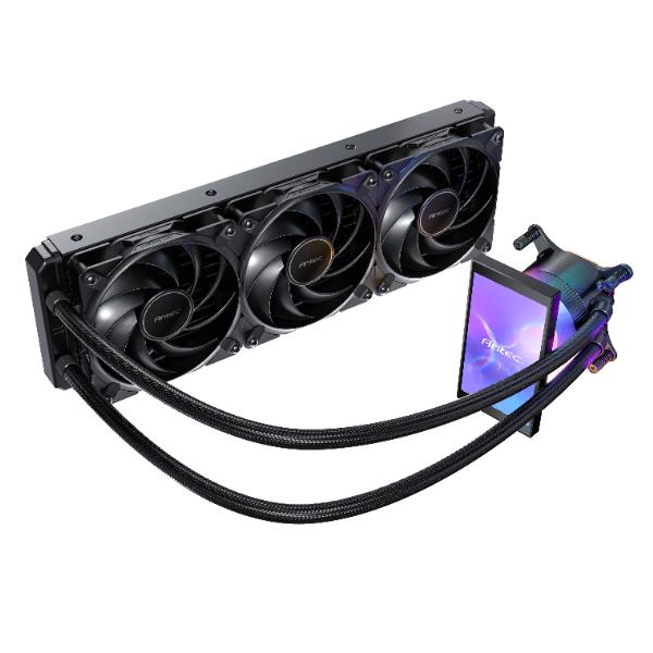 Antec 0-761345-40064-0 Vortex View 360 Raffreddamento a liquido AIO Schermo IPS 5'' 3 Ventole PWM 120mm RGB Intel-AMD