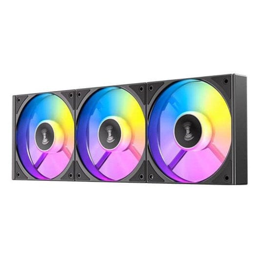 Antec C120R Ventola da 12cm ARGB PWM per PC, Nero (3 pezzi)