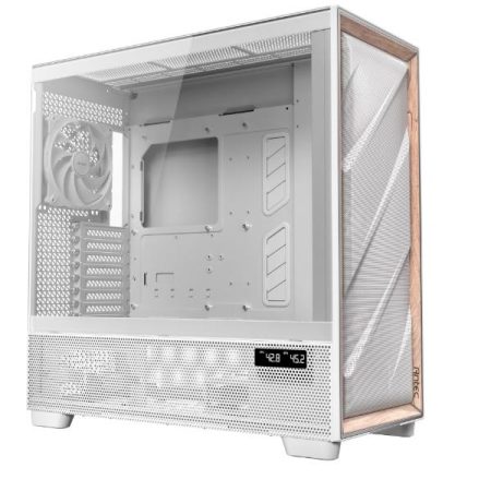 antec-flux-pro-w-geh-antec-flux-pro-white-midi-tower-con-des Antec FLUX PRO W Geh Antec FLUX PRO White Midi Tower con Design Flusso d'Aria Multidirezionale e Supporto GPU Verticale colore Bianco