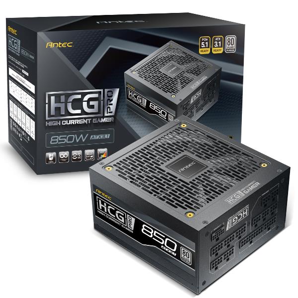 Antec HCG850 PRO Platinum ATX 3.1 Alimentatore 850 W 80 PLUS Platinum Modulare colore Nero