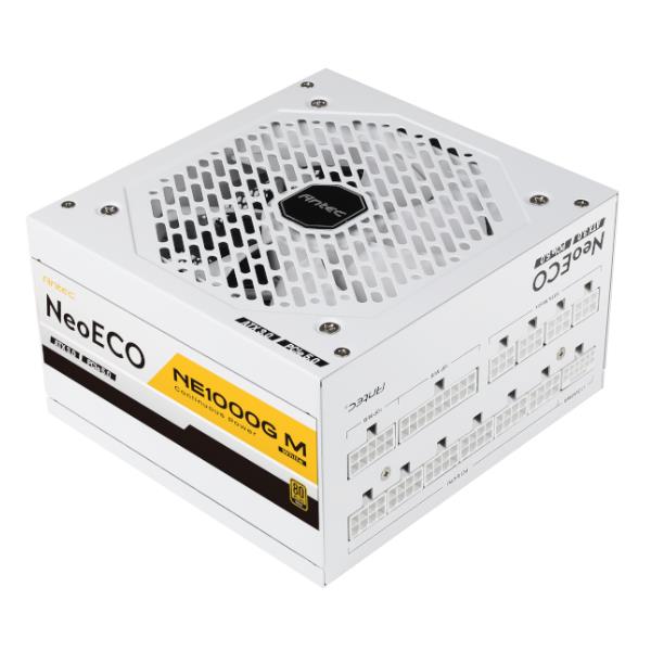 Antec NE1000G M W Neo ECO Modular Alimentatore ATX 3.0 1000 W 80 PLUS Gold con Cavo PCIe 5.0 12VHPWR colore Bianco