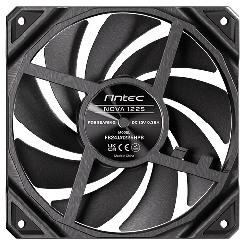 Antec Nova 12 cm 0-761345-40051-0 Ventola per Case Nera Set da 3