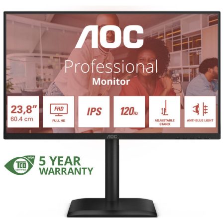 aoc-24e4u-monitor-pc-23-8-full-hd-led-nero Aoc 24E4U Monitor Pc 23.8'' Full Hd Led Nero