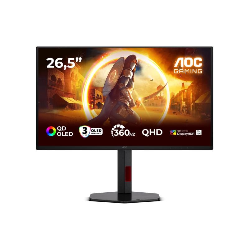 Aoc Monitor 26 5 Qd-Oled Reg Alt Q27G4SDR