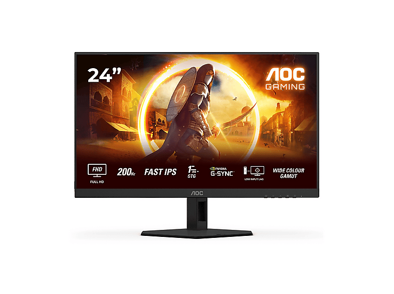 AOC Monitor AOC 24G4HRE 23.8'' Full HD LED IPS 200Hz