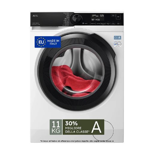 AEG Series 7000 Lavatrice Carica Frontale 11 Kg Classe A-30% 1400 Giri MADE IN ITALY LR7FH11BGB