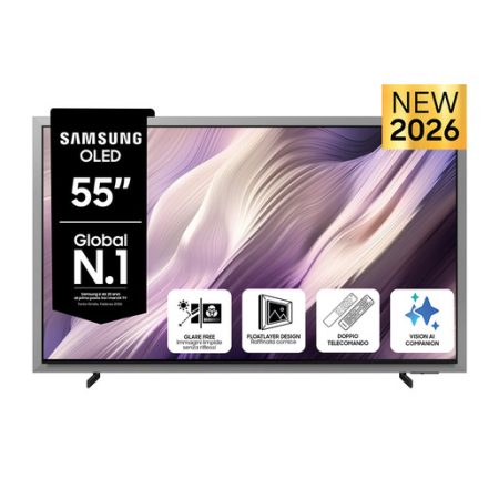 Samsung OLED AI TV 55'' QE55S99HATXZT 4K, Processore NQ4 AI Gen3, 4K AI Upscaling Pro, Glare Free, OLED HDR Pro, Motion Xcelerator 165Hz, Dolby Atmos & O