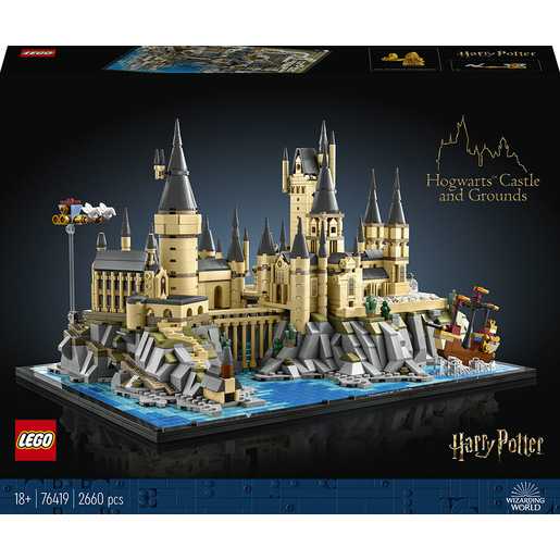 LEGO Harry Potter 76419 Castello e Parco di Hogwarts, Grande Set con Torre dell'Astronomia, Sala Grande e Camera dei Segreti