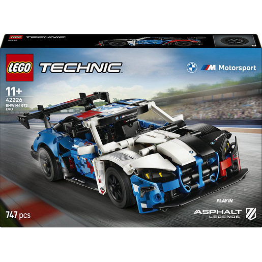 LEGO Technic 42226 Auto da Corsa BMW M4 GT3 EVO Giocattolo, Macchina con Motore V6, Sterzo e Porte Apribili, Regalo Gamer 11+