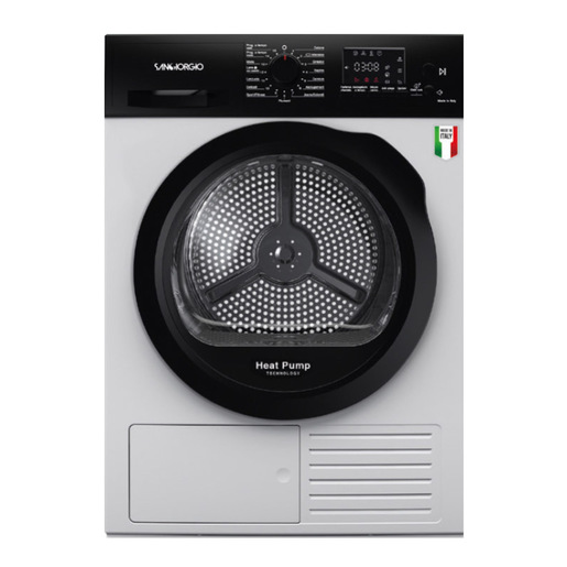 SanGiorgio SDR9I asciugatrice Libera installazione Caricamento frontale 9 kg Bianco