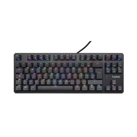 A4-exe-4E - UE - 319BTR TASTIERA MECCANICA CABLATA GAMING BLACK IOPLEE 319BTR Tastiera meccanica Gaming USB QWERTY Italiano Nera