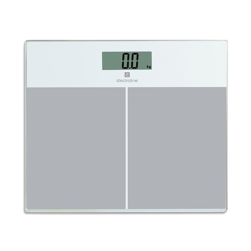 Electroline ELNFDAGS6BODY bilance pesapersone Quadrato Bianco Bilancia pesapersone elettronica - Bianco