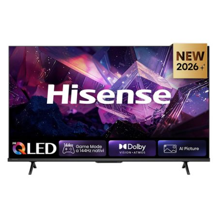 Hisense Smart TV QLED 144Hz 43'' 4K 43Q7S PRO, Audio Dolby Atmos, VIDAA OS con 1000+ APP, Dolby Vision IQ, HDR 10+, Native 144Hz Game Mode, AirPlay2, Ale
