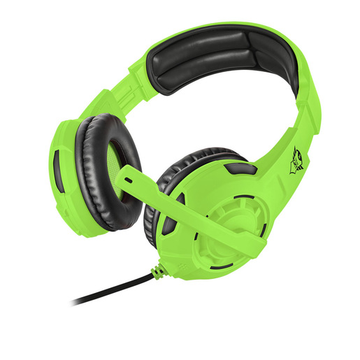 Trust GXT 310-SR Spectra Auricolare Cablato A Padiglione Gaming Nero, Verde