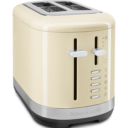 KitchenAid 5KMT2109EAC 7 2 fetta/e 980 W Nero, Crema, Acciaio inox