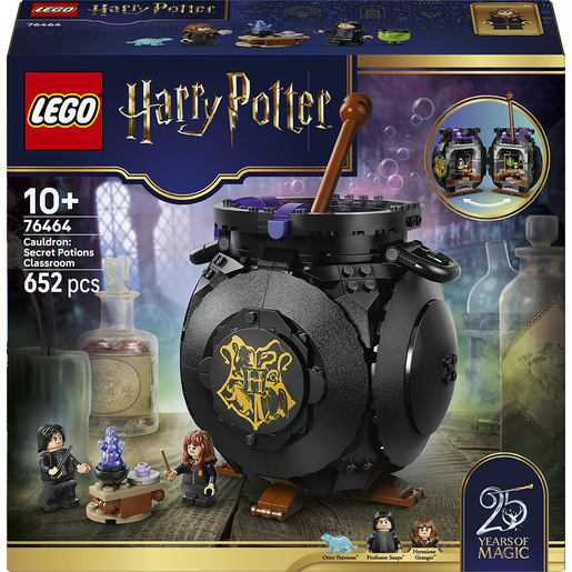 LEGO Harry Potter 76464 Calderone: Lezione di Pozioni Segrete - Decorazione Giocattolo con Patronus e Minifigure, Regalo 10+