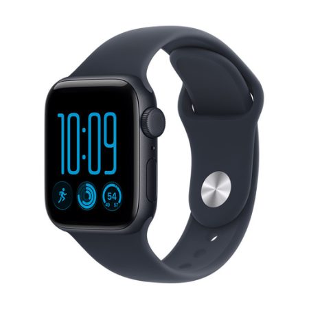 Apple_Watch_SE_3_Cellular_40mm_Midnight_Aluminum_Navy_Blue_Sport Apple Watch SE (3nd generation) SE 3 GPS + Cellular, Cassa 40 mm in alluminio mezzanotte con Cinturino Sport blu marino - S/M