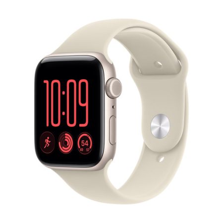 Apple_Watch_SE_3_Cellular_44mm_Starlight_Aluminum_Sand_Sport_Ban Apple Watch SE (3nd generation) SE 3 GPS + Cellular, Cassa 44 mm in alluminio galassia con Cinturino Sport sabbia - M/L
