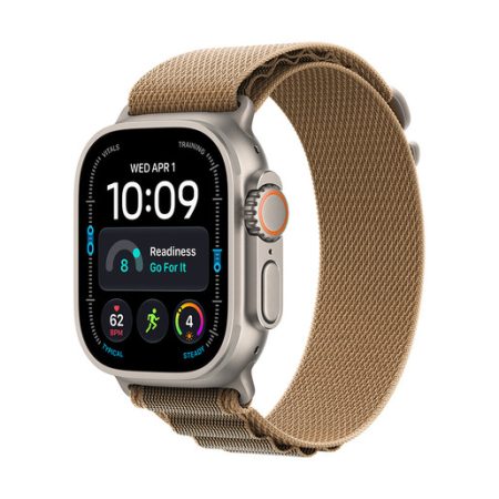 api-rest-00ed29448a7522f610cac04d7b9ea7e0-assets-8beaf7cd14aaba97f46ffebe7b828e99-preview-sgmConversionBaseFormat-sgmEbayProductFormat Apple Watch Ultra 4 GPS + Cellular, Cassa 49 mm in titanio naturale con Alpine Loop duna - S