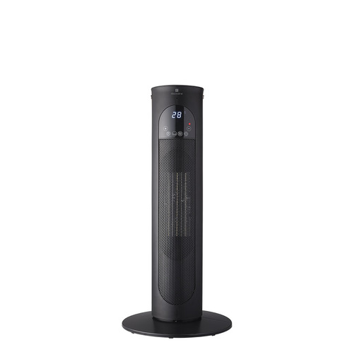 Electroline CTHE1107 Termoventilatore ceramico a torre Nero 2000W timer 12h telecomando