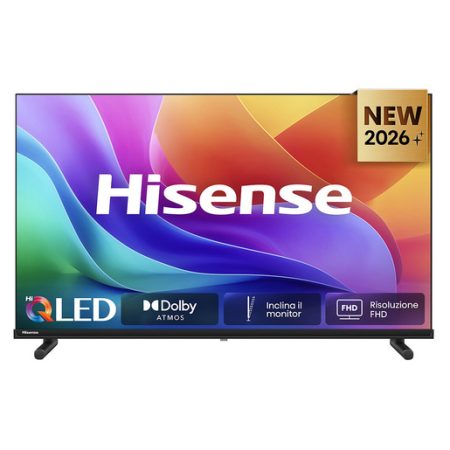 Hisense Smart TV QLED 32'' FHD 32A5S, 60Hz, Audio Dolby Atmos, VIDAA OS con 1000+ APP, HDR10, Game Mode, Works with Alexa, Wifi, lativù