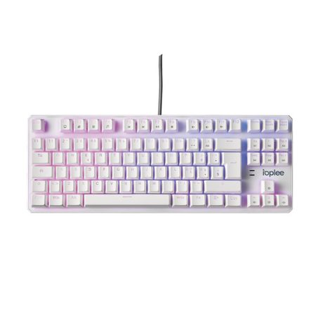 A4-exe-4E - UE - 564BTR TASTIERA MECCANICA CABLATA GAMING WHITE IOPLEE 564BTR Tastiera meccanica Gaming USB QWERTY Italiano Bianca