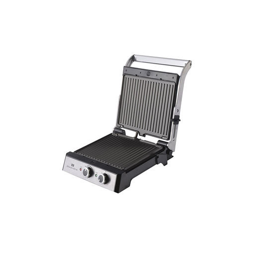 Electroline ELNEXTGRILL378BTR tostiera 2000 W Nero, Argento